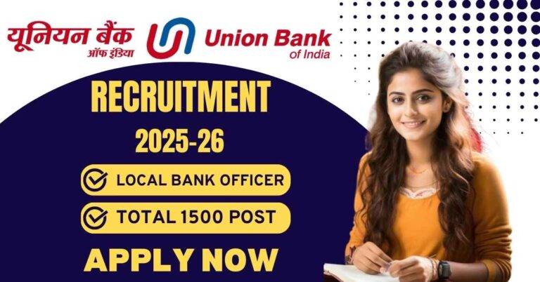 Union Bank of India recruitment 2025-26