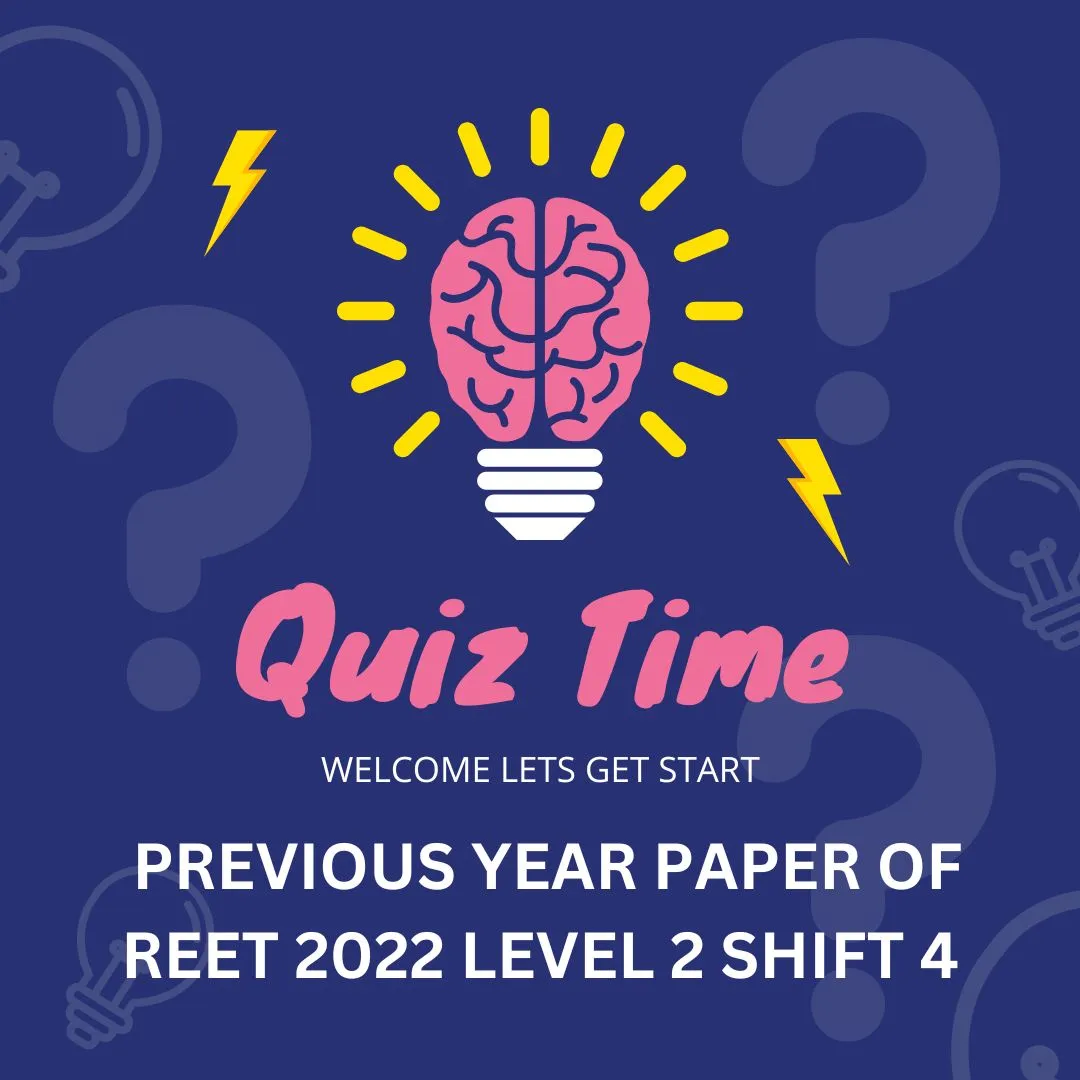 REET PREVIOUS YEAR PAPER 2022