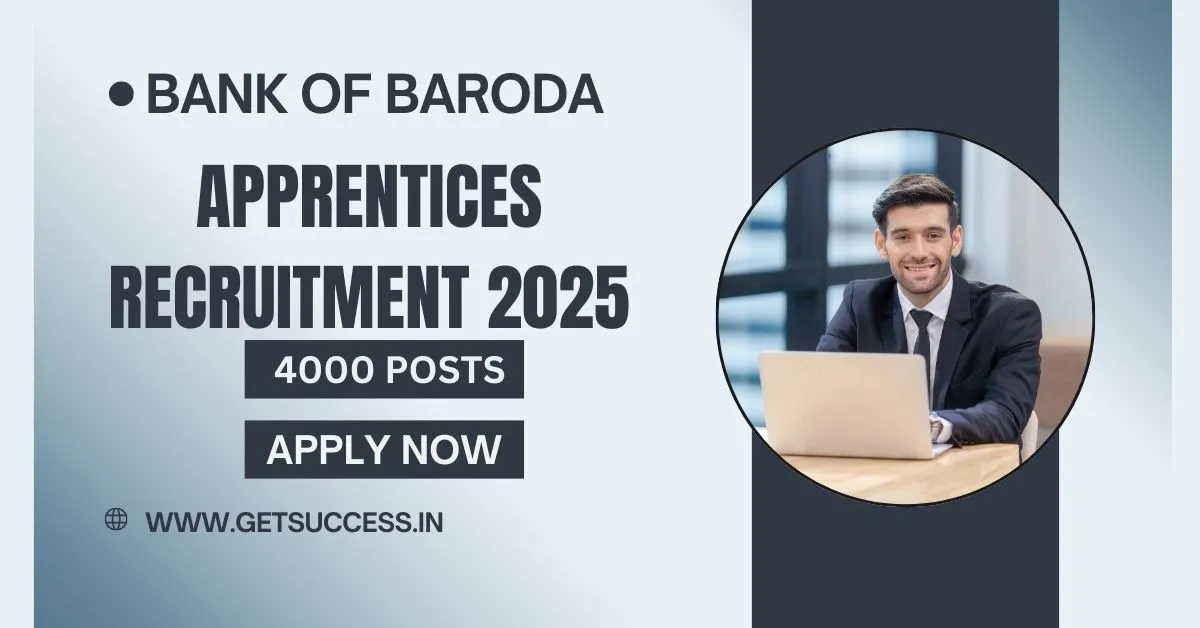 Bank of Baroda (BOB) Apprentices Recruitment 2025